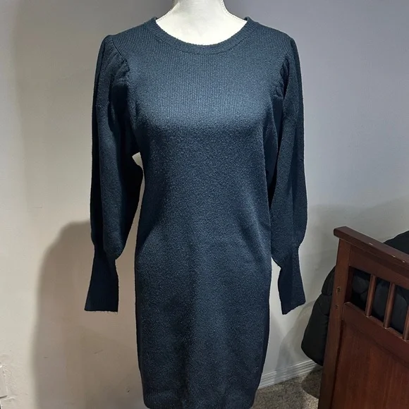 a new day Navy Long Sleeve Dress - Picture 1 of 6